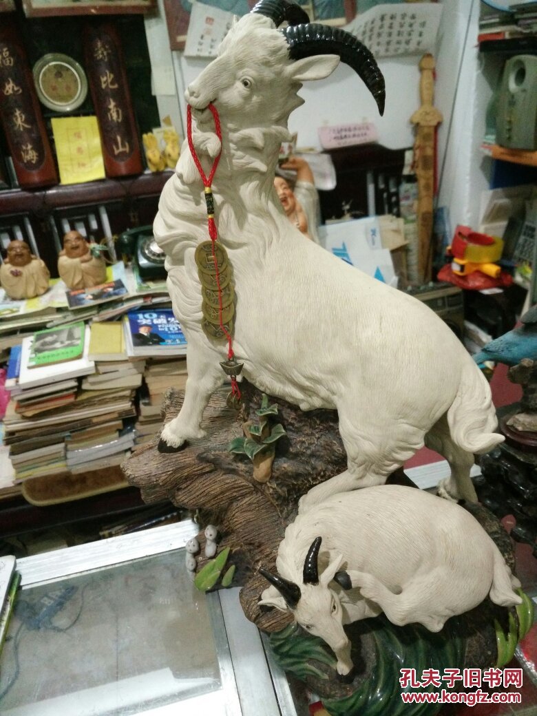 石湾陶艺手制原作限量版领头羊广东省陶瓷工艺美术大师梁润枝的精美力