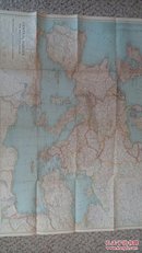 现货 national geographic美国国家地理地图1939年10月中欧和地中海