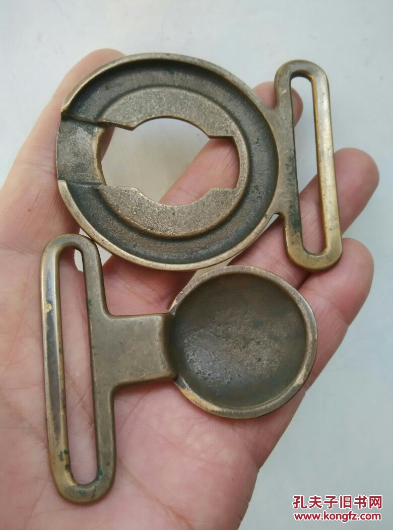 明清青铜铸造皮带扣腰带扣腰带铜卡子老铜器铜扣