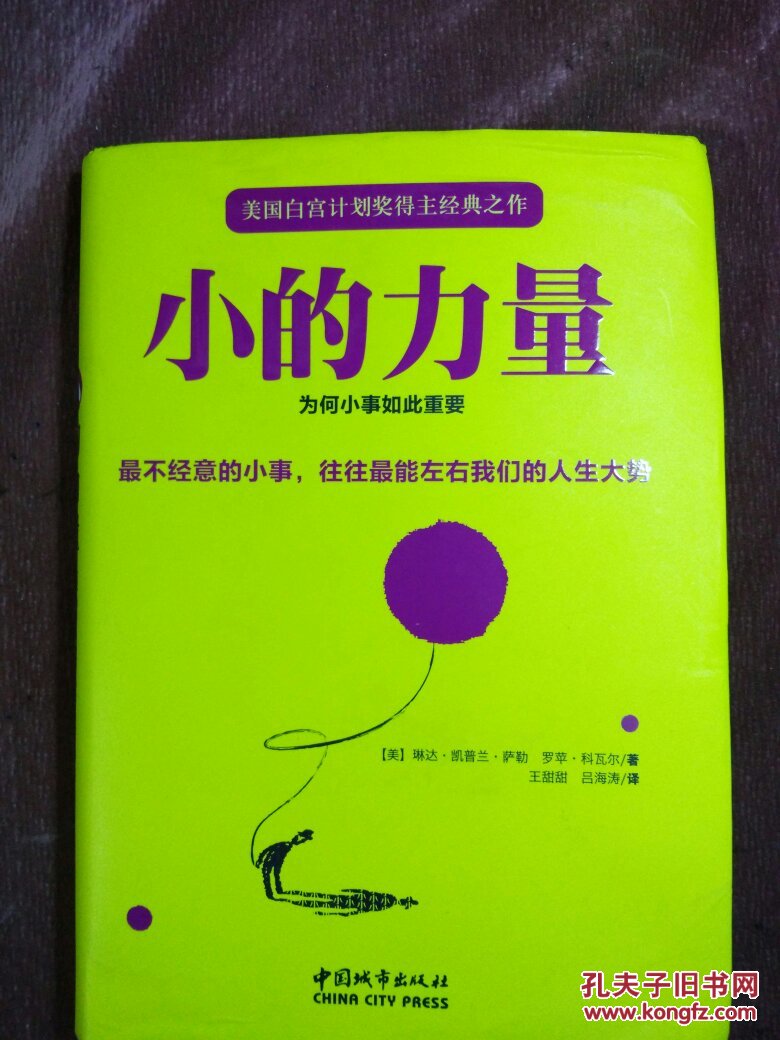 小的力量【为何小事如此重要】：最不经意的小事，往往最能左右我们的人生大势