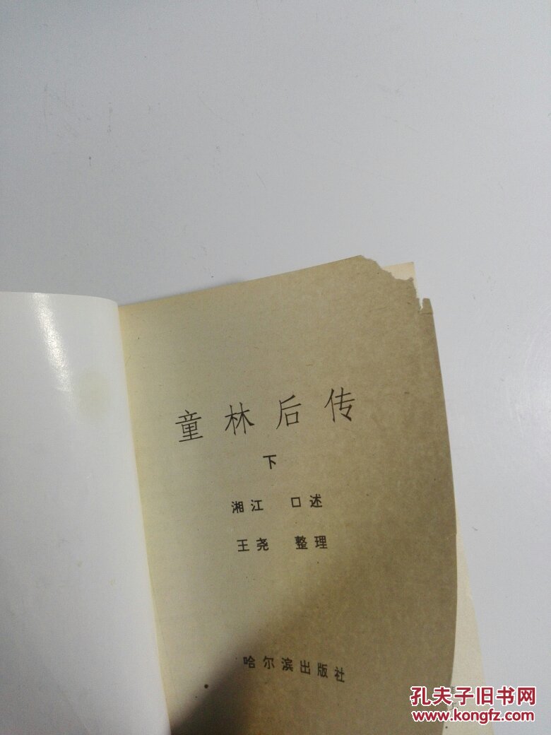 童林后传(上下册)