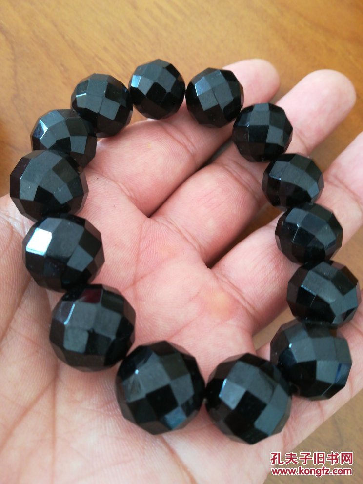 黑玛瑙多棱形手串