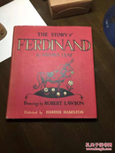 1960年英文原版精装绘本the story of FERDINAND（国内多译为《爱花的牛》）