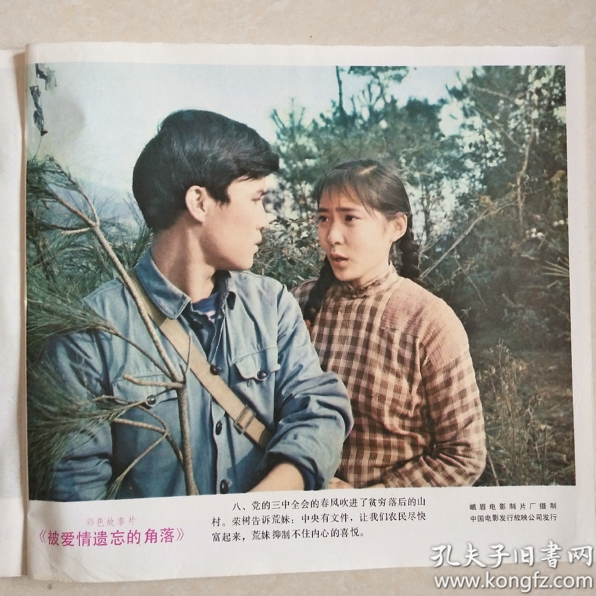 彩色故事片《被爱情遗忘的角落》 电影海报