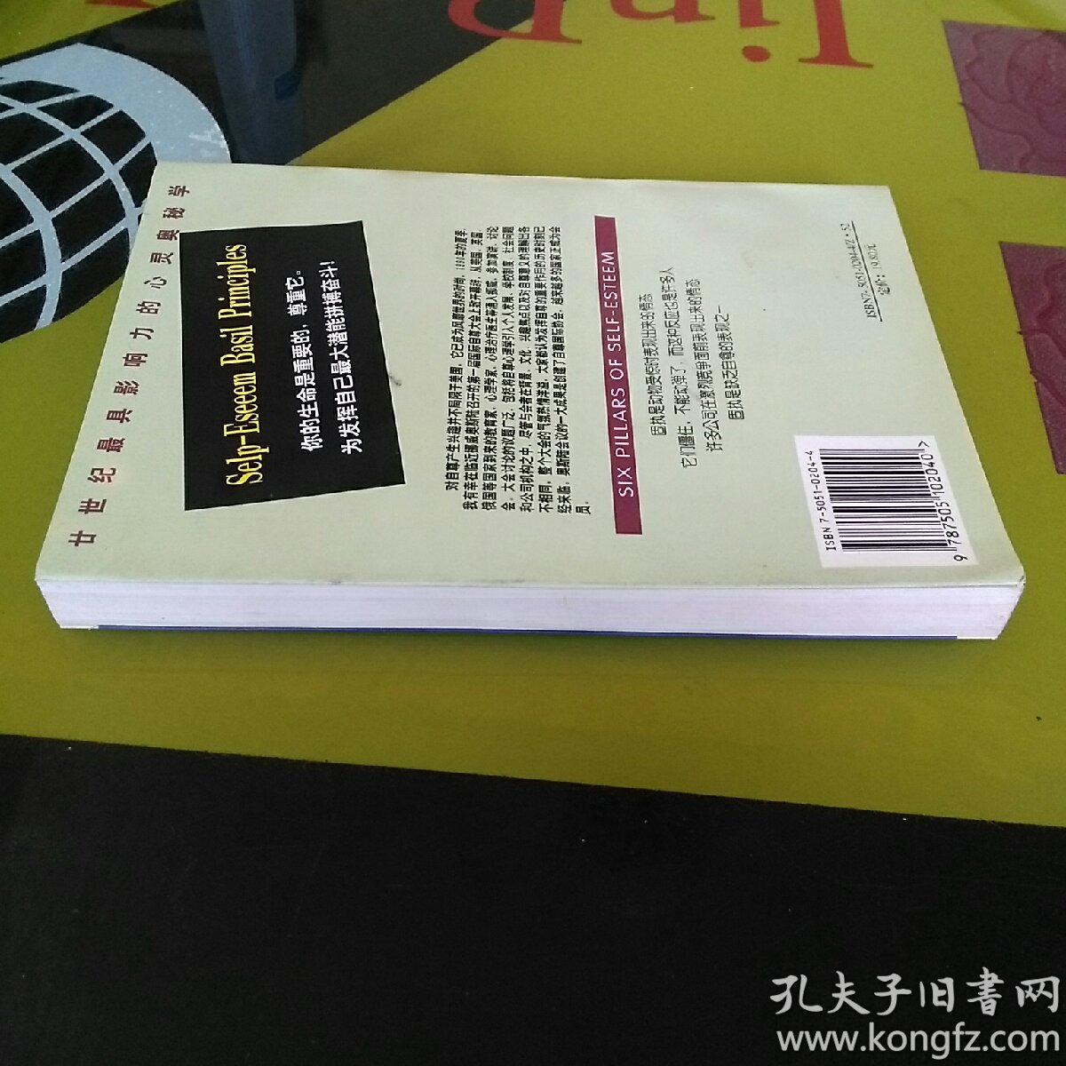 自尊的6大支柱:寻找:实现自我的游戏规则_纳撒尼尔·布兰登;nathaniel