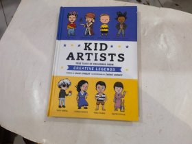 Kid Artists 艺术家童年趣事 精装 蓝思值1010L 弗里达、达芬奇、毕加索 英文版