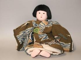 孤品！一代宗师舞蹈家闲崎秀女亲手制作日本人形男童（执行启子旧藏）