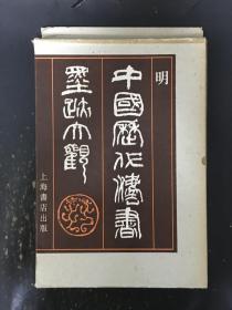 中国历代法书墨迹大观（十三）明 精装带函