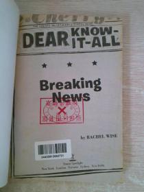 Breaking News (Dear Know-It-All Book 10)