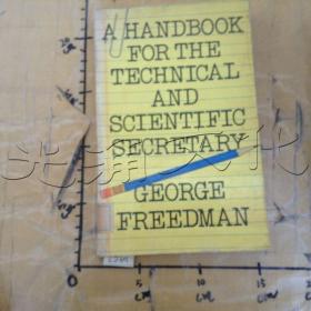 A Handbook for the Technical and Scientific Secretary