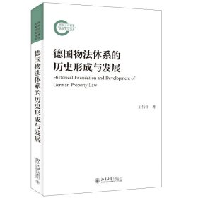 正版全新德国物法体系的历史形成与发展 王伟伟 北京大学出版社 物权法律制度成文法判例法 有体物占有保护无体财产法律归属 法学研究