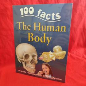 100 FACTS the human body 英文原版16开绘本
