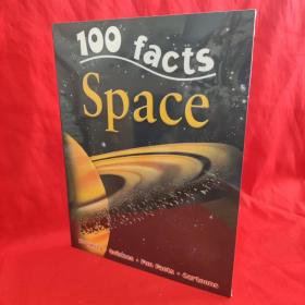 100 facts space 英文原版16开绘本