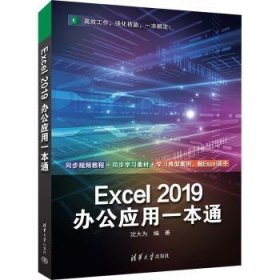 Excel 19办公应用一本通9787302636908 沈大为清华大学出版社