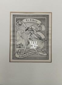 英美早期藏书票4张合售086组