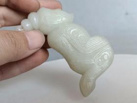 战汉古玉和田玉贵人手/把件