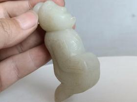 战汉古玉和田玉贵人手/把件