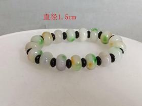 清代传世一串翡翠手串