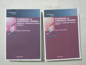 Handbook Of Corporate Finance, Volume 1  Volume 2   打印本