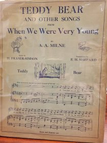 Teddy Bear and Other Songs from When We Were Very Young Decorations by E. H. Shepard
