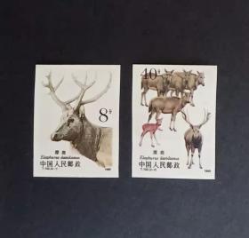 T132 麋鹿 无齿邮票