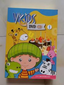 VKIDS 天童·维克斯系列英语教程. Vkids Book1. Book2.Book3 12张光盘全 DVD CD