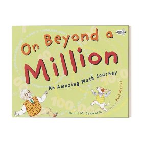 英文原版 On Beyond a Million 超过一百万 儿童数学学习主题绘本 Paul Meisel 英文版 进口英语原版书籍