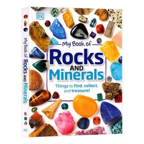 英文原版 My Book of Rocks and Minerals DK儿童岩石与矿物百科 青少年科普百科读物 岩石宝石矿物全彩图解指南 英文版