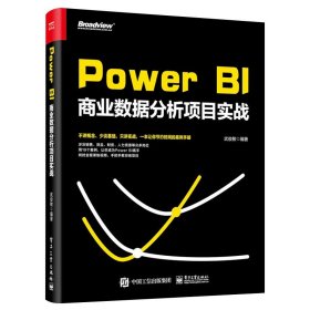正版 Power BI商业数据分析项目实战 简化报告技巧公司报表设计制作项目书 Power Query Power BI商业数据智能分析软件教程书籍
