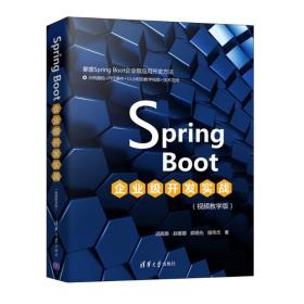 SpringBoot企业级开发实战（视频教学版）