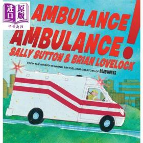原版新书Ambulance Ambulance救护车 儿童英语启蒙绘本 幼儿科?