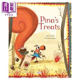 原版新书Anna-Laura Cantone:Pina'S Treats 松鼠彼纳的零食  进?