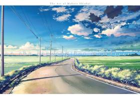 A Sky Longing for Memories: The Art of Makoto Shinkai，新海诚的艺术，英文原版