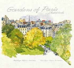 Gardens of Paris Sketchbook 巴黎花园速写本，英文原版