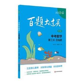 2024百题大过关中考数学关+第二关+第三关 3本套 华东师范大学出版社 修订版中考数学专项训练专题辅导华东师范大学出版社
