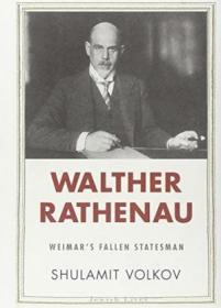Walther Rathenau: Weimar's Fallen Statesman (jewish Lives)
