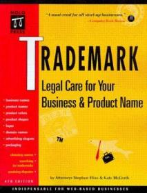 Trademark : Legal Care For Your Business & Product Name 4th Ed
