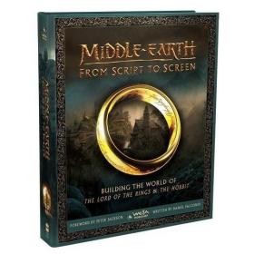 Middle-earth: From Script to Screen《指环王》魔戒 电影设定集 大开厚本 精装英语