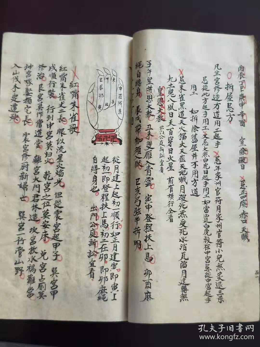 杨救贫先生篆葡无人守灶总吉日,天地空亡局,天百穿凶日,红嘴朱雀歌,造