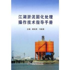 正版现货： 江湖淤泥固化处理操作技术指导手册 9787517052678