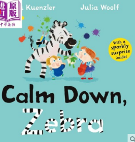 Julia Woolf 斑马数字绘本 Calm Down, Zebra 精品绘本 低幼故事绘本 平装 英文原版 3-6岁【中商原版】