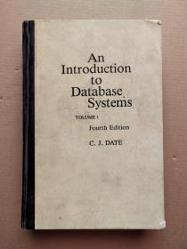 An Introduction to Database Systems数据库系统导论 第1卷第4版（精装英文版）