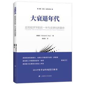 大衰退年代 宏观经济学的另一半与全球化的宿命 辜朝明 9787564232610 上海财经大学出版社 新华书店直供