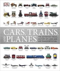 原版大开本Cars  Trains and Planes汽车/火车/飞机历史大百科