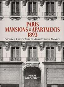 现货】巴黎古建筑及细节手绘Paris Mansions and Apartments 1893