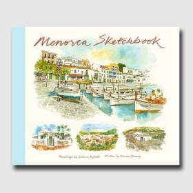 现货 梅诺卡岛水彩笔记速写画Menorca Sketchbook Graham Byfield