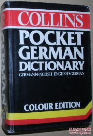 ☆原版书 Collins German Pocket Dictionary German-English English-Germ 德英-英德