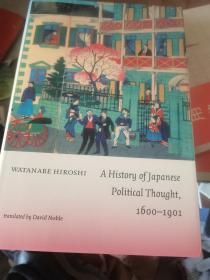 英文原版精装a history of japanese political thought 1600-1901