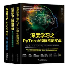 【全3册】深度学习之图像识别 核心技术与案例实战+深度学习之PyTorch物体检测实战+深度学习之TensorFlow 入门、原理与进阶实战