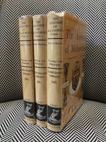 The Anatomy of Melancholy（罗伯特·伯顿《忧郁的解剖》三卷本，千古奇书，Holbrook Jackson作序，布面精装，带护封，难得的好品相老版本人人文库）